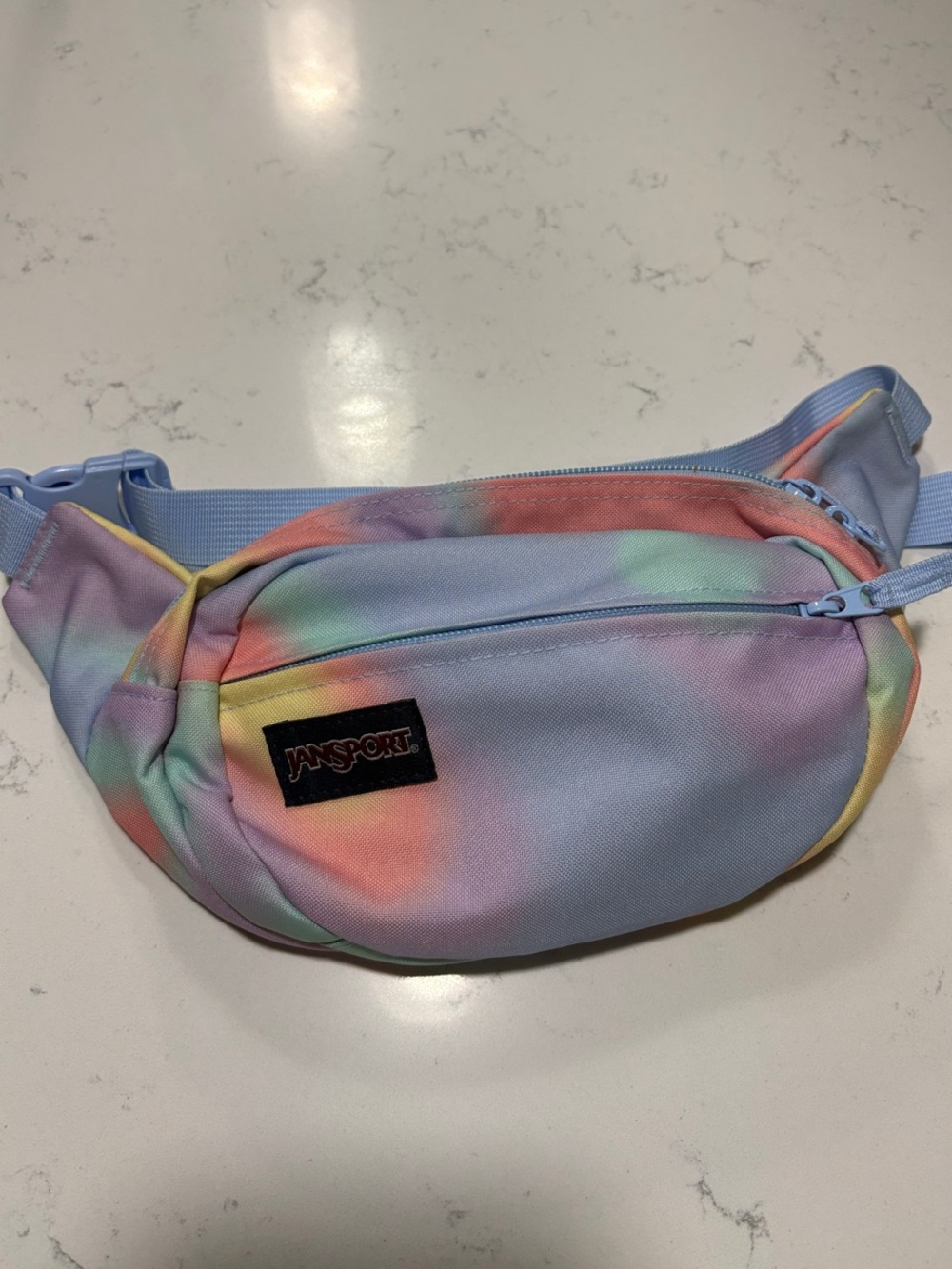 Jansport Pastel Rainbow Tie-Dye Waist Pack